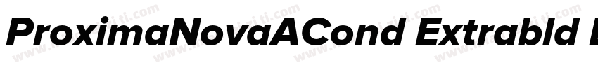 ProximaNovaACond Extrabld Book字体转换